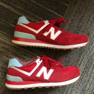 Used Red New Balances
